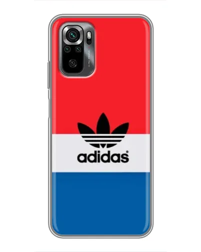 Чехол для Xiaomi POCO M5s с картинкой «Ретро блоки Adidas»