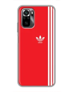 Чехол для Xiaomi POCO M5s с картинкой «Красный минимализм Adidas» Чехол для Xiaomi POCO M5s с картинкой «Красный минимализм Adidas»