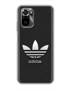 Чехол для Xiaomi POCO M5s с картинкой «Adidas Карбоновая текстура»
