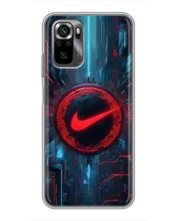 Чехол для Xiaomi POCO M5s с картинкой «Техногенный стиль Nike» Чехол для Xiaomi POCO M5s с картинкой «Техногенный стиль Nike»