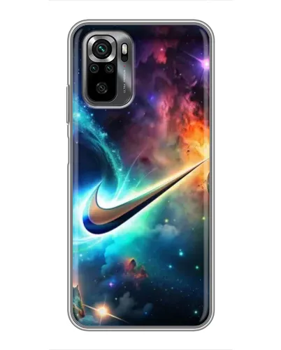 Чехол для Xiaomi POCO M5s с картинкой «Космический Nike Swoosh» Чехол для Xiaomi POCO M5s с картинкой «Космический Nike Swoosh»