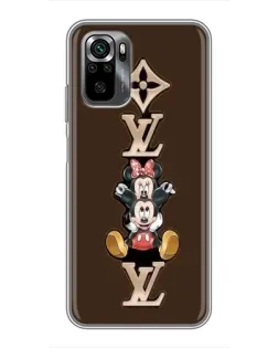 Чехол для Xiaomi POCO M5s с картинкой «LV и Микки Маус»