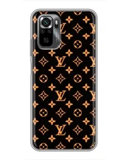 Чехол для Xiaomi POCO M5s с картинкой «Золотая монограмма LV»