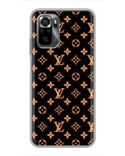Чехол для Xiaomi POCO M5s с картинкой «Золотая монограмма LV»