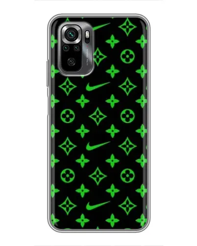 Чехол для Xiaomi POCO M5s с картинкой «Неоновый принт LV»