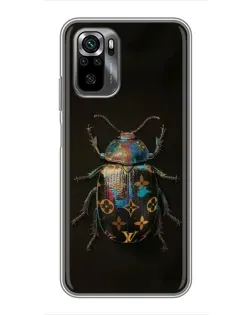 Чехол для Xiaomi POCO M5s с картинкой «LV — мраморный принт»