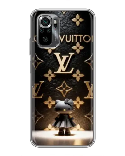 Чехол для Xiaomi POCO M5s с картинкой «Монограмма с фигурой»