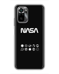Чехол для Xiaomi POCO M5s с картинкой «NASA — технический принт» Чехол для Xiaomi POCO M5s с картинкой «NASA — технический принт»