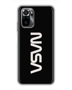 Чехол для Xiaomi POCO M5s с картинкой «NASA — вертикальный логотип» Чехол для Xiaomi POCO M5s с картинкой «NASA — вертикальный логотип»