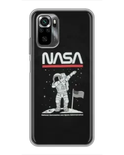 Чехол для Xiaomi POCO M5s с картинкой «NASA — шагаем по Луне» Чехол для Xiaomi POCO M5s с картинкой «NASA — шагаем по Луне»
