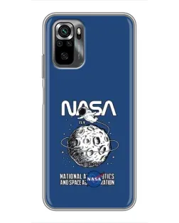 Чехол для Xiaomi POCO M5s с картинкой «NASA — лунная миссия» Чехол для Xiaomi POCO M5s с картинкой «NASA — лунная миссия»