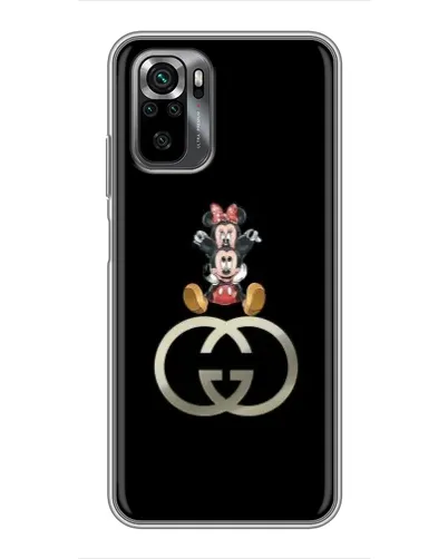 Чехол для Xiaomi POCO M5s с картинкой «Минни Маус на лого» Чехол для Xiaomi POCO M5s с картинкой «Минни Маус на лого»