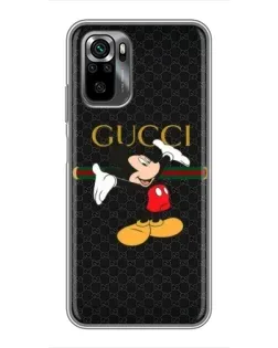 Чехол для Xiaomi POCO M5s с картинкой «Микки Маус Gucci» Чехол для Xiaomi POCO M5s с картинкой «Микки Маус Gucci»