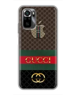 Чехол для Xiaomi POCO M5s с картинкой «Gucci — брендированный десерт» Чехол для Xiaomi POCO M5s с картинкой «Gucci — брендированный десерт»