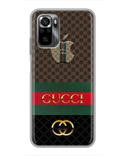 Чехол для Xiaomi POCO M5s с картинкой «Gucci — брендированный десерт» Чехол для Xiaomi POCO M5s с картинкой «Gucci — брендированный десерт»