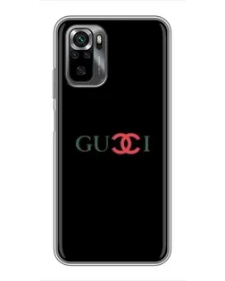 Чехол для Xiaomi POCO M5s с картинкой «Gucci — красный градиент» Чехол для Xiaomi POCO M5s с картинкой «Gucci — красный градиент»