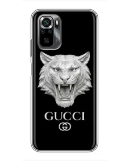 Чехол для Xiaomi POCO M5s с картинкой «Gucci — серебряный лев» Чехол для Xiaomi POCO M5s с картинкой «Gucci — серебряный лев»
