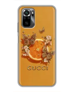Чехол для Xiaomi POCO M5s с картинкой «Gucci — золотые бабочки» Чехол для Xiaomi POCO M5s с картинкой «Gucci — золотые бабочки»