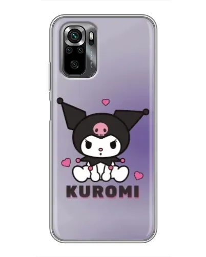 Чехол для Xiaomi POCO M5s с картинкой «Kuromi — фиолетовый арт»
