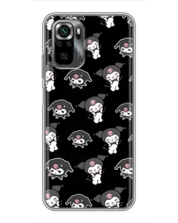 Чехол для Xiaomi POCO M5s с картинкой «Черный паттерн Kuromi» Чехол для Xiaomi POCO M5s с картинкой «Черный паттерн Kuromi»