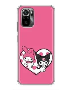 Чехол для Xiaomi POCO M5s с картинкой «Kuromi и My Melody» Чехол для Xiaomi POCO M5s с картинкой «Kuromi и My Melody»