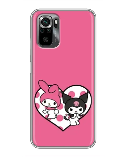 Чехол для Xiaomi POCO M5s с картинкой «Kuromi и My Melody»