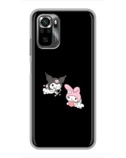 Чехол для Xiaomi POCO M5s с картинкой «My Melody и Kuromi» Чехол для Xiaomi POCO M5s с картинкой «My Melody и Kuromi»