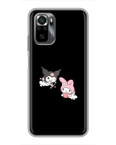Чехол для Xiaomi POCO M5s с картинкой «My Melody и Kuromi»