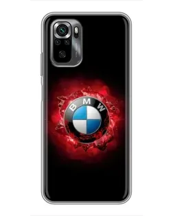 Чехол для Xiaomi POCO M5s с картинкой «Логотип BMW — вспышка» Чехол для Xiaomi POCO M5s с картинкой «Логотип BMW — вспышка»