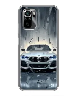 Чехол для Xiaomi POCO M5s с картинкой «BMW в свете фар» Чехол для Xiaomi POCO M5s с картинкой «BMW в свете фар»