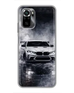 Чехол для Xiaomi POCO M5s с картинкой «BMW сквозь туман» Чехол для Xiaomi POCO M5s с картинкой «BMW сквозь туман»