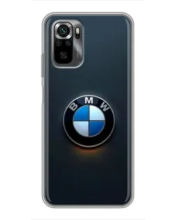 Чехол для Xiaomi POCO M5s с картинкой «Логотип BMW — минимализм» Чехол для Xiaomi POCO M5s с картинкой «Логотип BMW — минимализм»