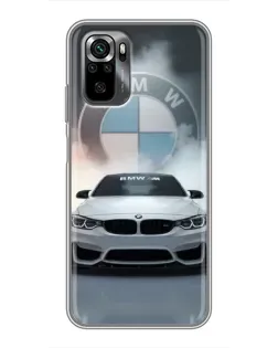 Чехол для Xiaomi POCO M5s с картинкой «BMW в белом дыму» Чехол для Xiaomi POCO M5s с картинкой «BMW в белом дыму»