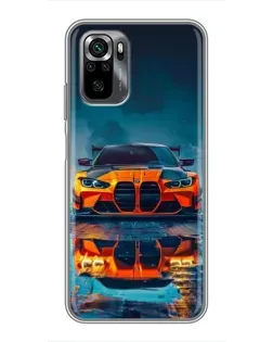 Чехол для Xiaomi POCO M5s с картинкой «BMW — золотая эмблема» Чехол для Xiaomi POCO M5s с картинкой «BMW — золотая эмблема»