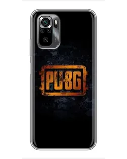 Чехол для Xiaomi POCO M5s с картинкой «PUBG — золотой логотип»