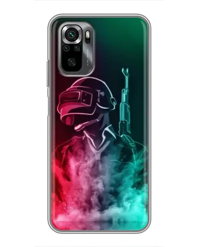 Чехол для Xiaomi POCO M5s с картинкой «PUBG — огненный воин» Чехол для Xiaomi POCO M5s с картинкой «PUBG — огненный воин»