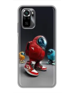 Чехол для Xiaomi POCO M5s с картинкой «Among Us — 3D стиль»