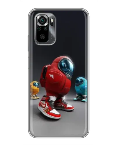 Чехол для Xiaomi POCO M5s с картинкой «Among Us — 3D стиль»