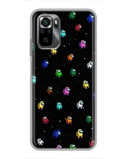Чехол для Xiaomi POCO M5s с картинкой «Экипаж Among Us»