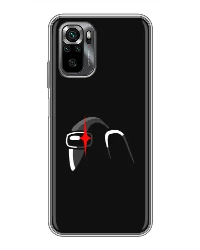 Чехол для Xiaomi POCO M5s с картинкой «Among Us шлем»