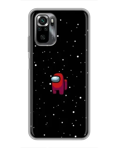 Чехол для Xiaomi POCO M5s с картинкой «Красный Among Us»