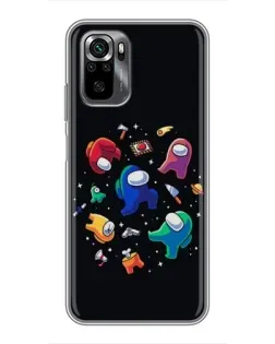 Чехол для Xiaomi POCO M5s с картинкой «Among Us космос» Чехол для Xiaomi POCO M5s с картинкой «Among Us космос»