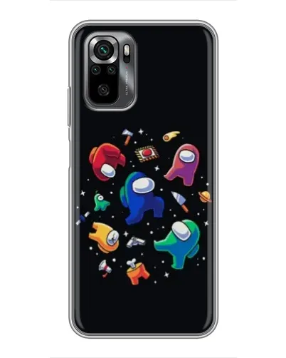 Чехол для Xiaomi POCO M5s с картинкой «Among Us космос»