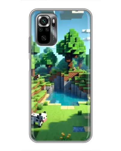 Чехол для Xiaomi POCO M5s с картинкой «Minecraft летний день»