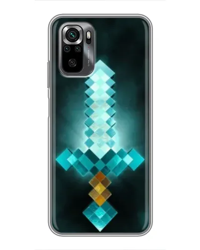 Чехол для Xiaomi POCO M5s с картинкой «Алмазный меч неон»