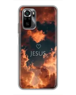 Чехол для Xiaomi POCO M5s с картинкой «Сияние Имени Jesus»