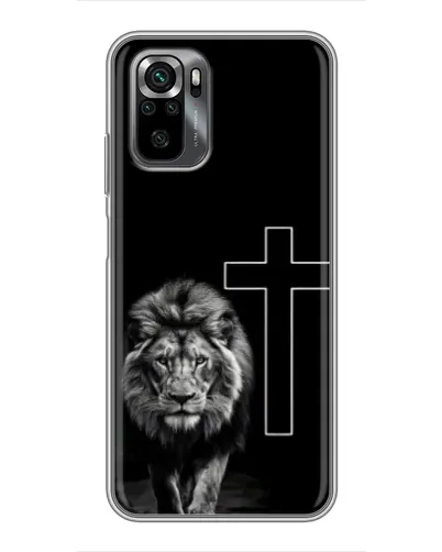 Чехол для Xiaomi POCO M5s с картинкой «Лев и Крест»