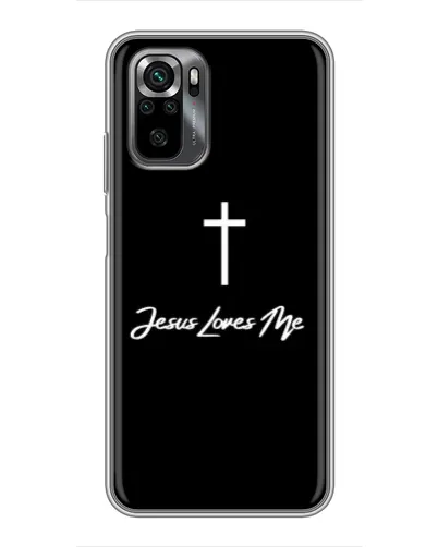 Чехол для Xiaomi POCO M5s с картинкой «Иисус любит тебя»