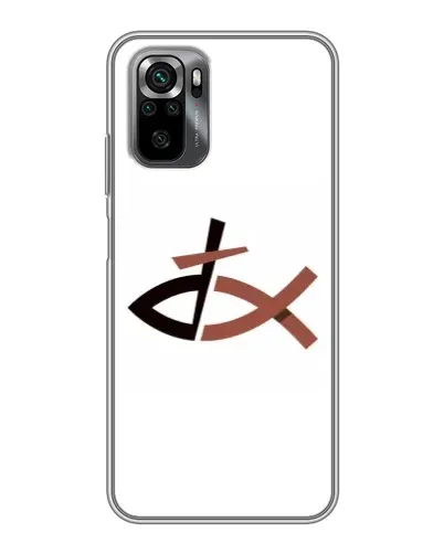 Чехол для Xiaomi POCO M5s с картинкой «Рыба и крест»