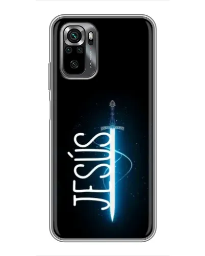 Чехол для Xiaomi POCO M5s с картинкой «Меч Духа Jesus»